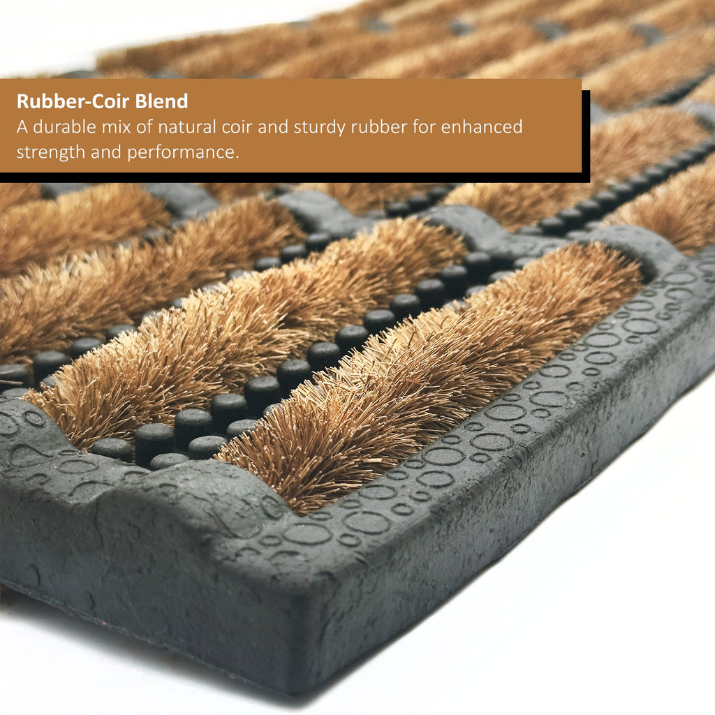 Rubber and Coir Scraper Doormat