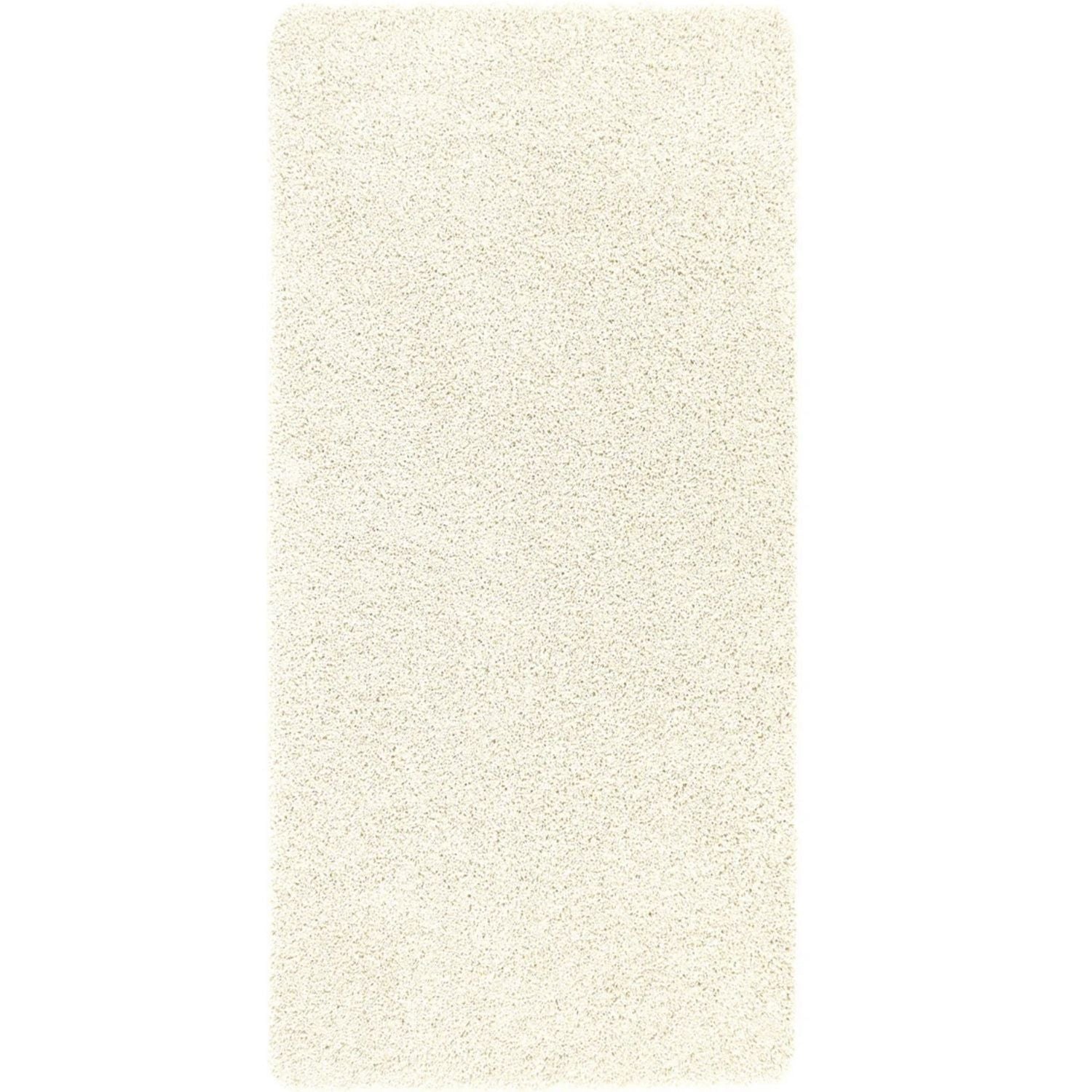 Washable Ivory Shaggy Rug 67X150 cm