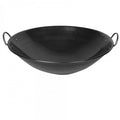 Curved Rim Iron Wok With Rounded Handles 54cm Default Title