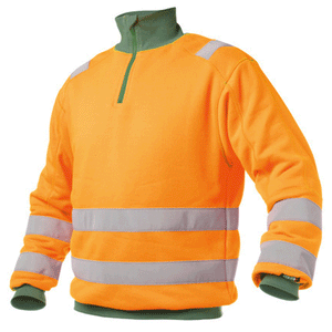 FLUO ORANGE/BOTTLE GREEN