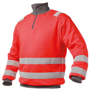 FLUO RED/CEMENT GREY
