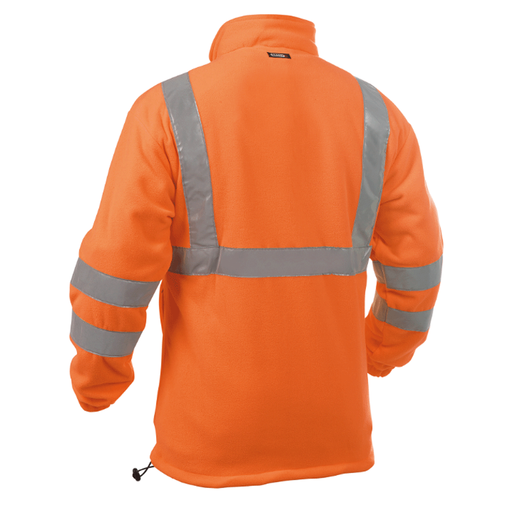 DASSY Kaluga 300247 Hi-Vis Fleece Work Jacket Fluo Orange 2XL