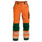 DASSY Odessa 200984 Hi-Vis Kneepad Multi-Pocket Trousers Orange 31" Waist, 30" Short Leg