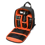 INDEPMAN DL-B012 Portable Outdoor Sports Backpack Camera Bag for GoPro, SJCAM, Nikon, Canon, Xiaomi Xiaoyi YI, Size: 27.5 * 12.5 * 34 cm Orange
