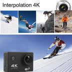 F60 2.0 inch Screen 170 Degrees Wide Angle WiFi Sport Action Camera Camcorder with Waterproof Housing Case, Support 64GB Micro SD Card, F60 (Yellow), F60 (White), F60 (Silver), F60 (Magenta), F60 (Blue), F60 (Gold), F60 (Black) – Waterproof, TPU, 4K