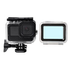 Waterproof Case + Touch Back Cover for GoPro HERO10 Black / HERO9 Black, Case + Touch Cover for GoPro9 – Waterproof