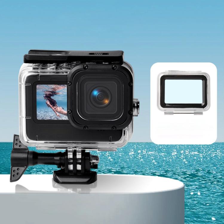 Waterproof Case + Touch Back Cover for GoPro HERO10 Black / HERO9 Black, Case + Touch Cover for GoPro9 – Waterproof