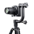 YELANGU Horizontal 360 Degree Gimbal Tripod Head for Home DV and SLR Cameras, YLG0401E – Aluminum Alloy YLG0401E