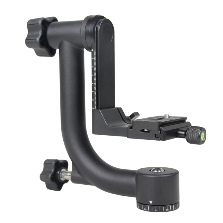YELANGU Horizontal 360 Degree Gimbal Tripod Head for Home DV and SLR Cameras, YLG0401E – Aluminum Alloy