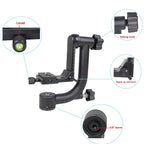 YELANGU Horizontal 360 Degree Gimbal Tripod Head for Home DV and SLR Cameras, YLG0401E – Aluminum Alloy