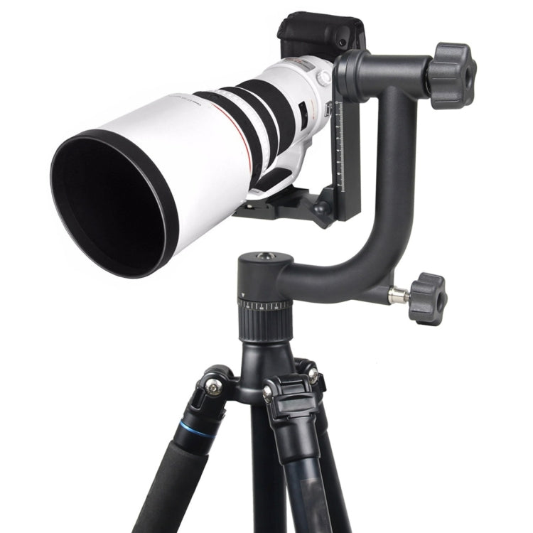 YELANGU Horizontal 360 Degree Gimbal Tripod Head for Home DV and SLR Cameras, YLG0401E – Aluminum Alloy