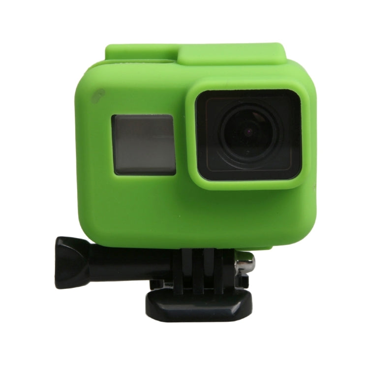 Original for GoPro HERO5 Silicone Border Frame Mount Housing Protective Case Cover Shell, Housing (P), Housing (L), Housing (G), Housing (F) – Durable Build, Easy to Use Housing (G) Green