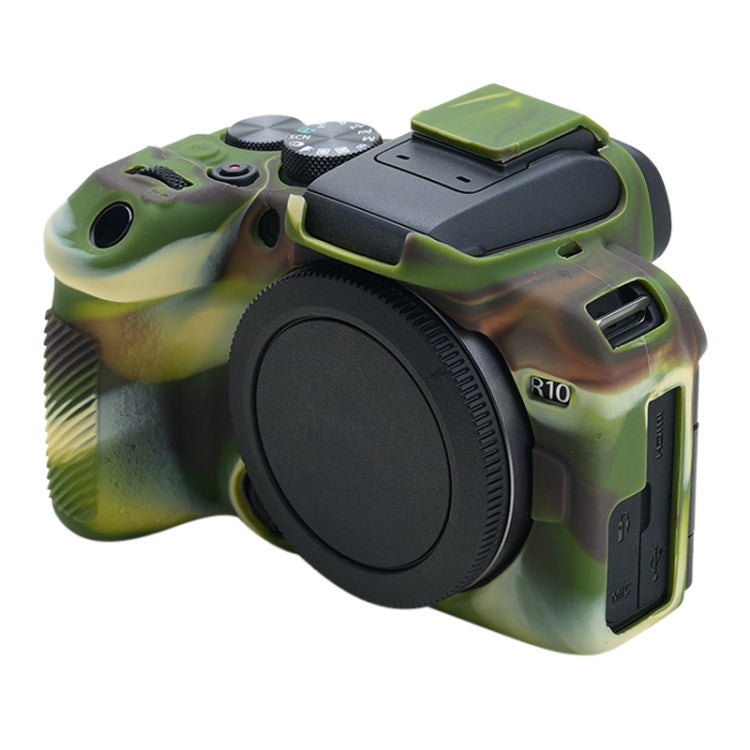 For Canon EOS R10 Soft Silicone Protective Case, For Canon EOS R10 For Canon EOS R10 Camouflage
