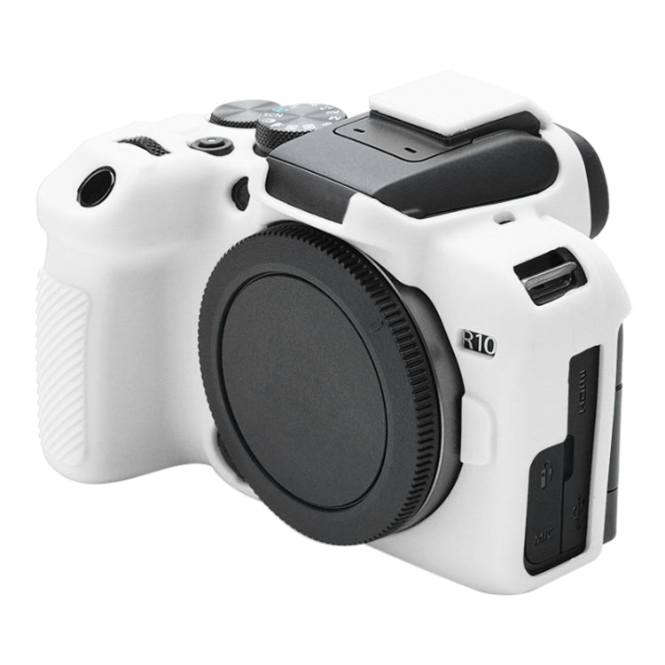 Soft Silicone Protective Case – Durable Build, Easy to Use, For Canon EOS R10 For Canon EOS R10 White