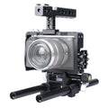 YELANGU YLG0905A Camera Video Cage Handle Stabilizer for Sony A6000/A6300/A6400/A6500 Default Title