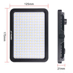 YELANGU YLG0504B 204 LEDs 1000LM 3300-5600K No Polar Dimmable Studio Light Video & Photo Light for Canon, Nikon, DSLR Cameras, 204 LEDs
