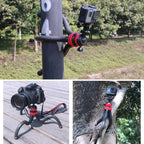 Mini Octopus Flexible Tripod Holder with Phone Clamp for iPhone, Galaxy, Huawei, GoPro, Insta360, DJI and Other Action Cameras, GP271 – Durable Build, Easy to Use