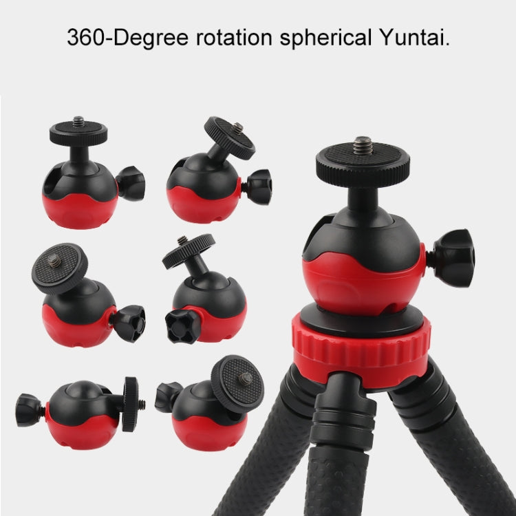 Mini Octopus Flexible Tripod Holder with Phone Clamp for iPhone, Galaxy, Huawei, GoPro, Insta360, DJI and Other Action Cameras, GP271 – Durable Build, Easy to Use
