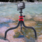 Mini Octopus Flexible Tripod Holder with Phone Clamp for iPhone, Galaxy, Huawei, GoPro, Insta360, DJI and Other Action Cameras, GP271 – Durable Build, Easy to Use