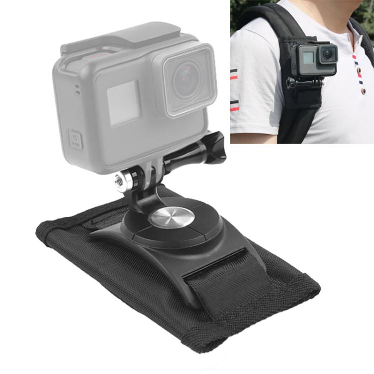 360 Degree Rotating Quick Release Strap Mount Shoulder Backpack Mount for GoPro, Insta360, DJI and Other Action Cameras – Durable Build, Easy to Use