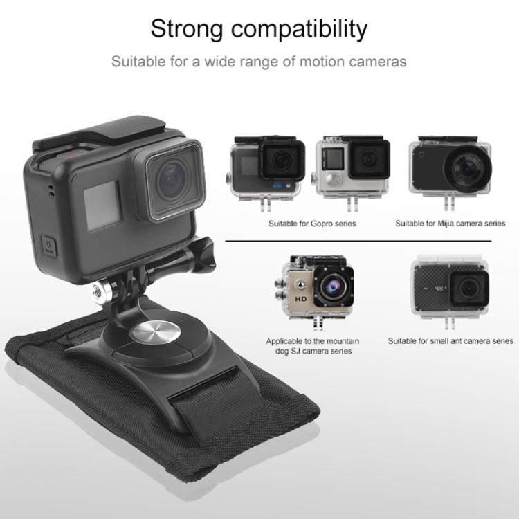 360 Degree Rotating Quick Release Strap Mount Shoulder Backpack Mount for GoPro, Insta360, DJI and Other Action Cameras – Durable Build, Easy to Use
