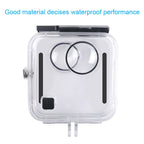40m Waterproof Housing Protective Case for GoPro Fusion, with Buckle Basic Mount & Screw & Wrench, For GoPro Fusion