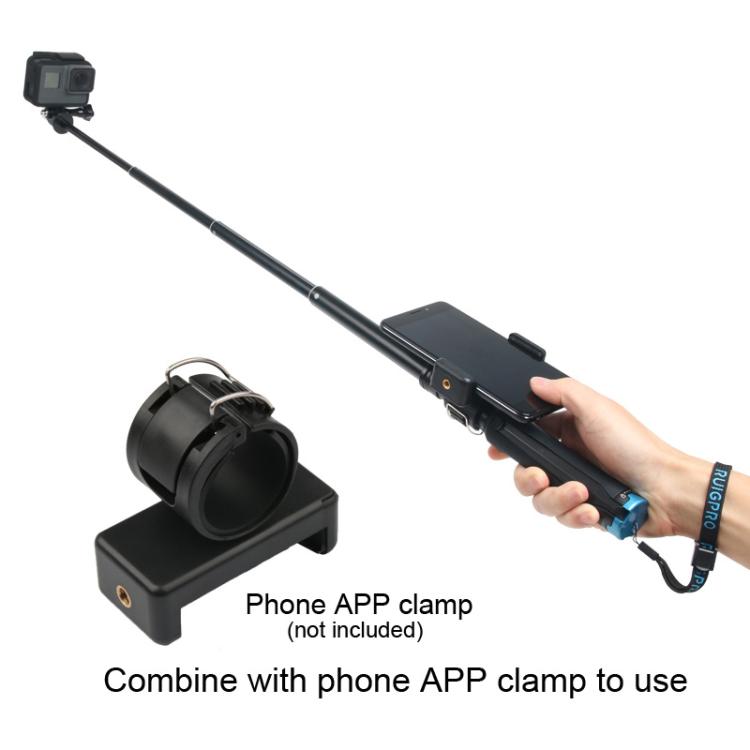 Portable Foldable Tripod Holder Selfie Monopod Stick for GoPro, Insta360, DJI and Other Action Cameras, Length: 23.5-81cm, RUIGPRO – Aluminum Alloy