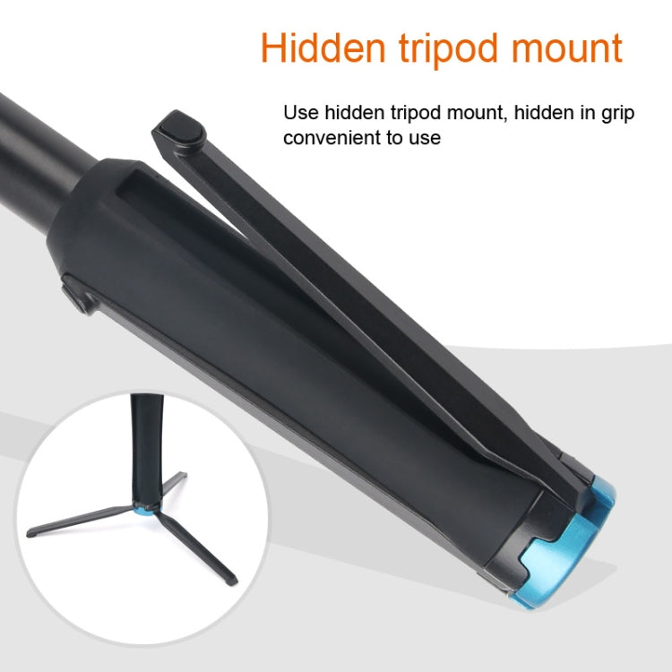 Portable Foldable Tripod Holder Selfie Monopod Stick for GoPro, Insta360, DJI and Other Action Cameras, Length: 23.5-81cm, RUIGPRO – Aluminum Alloy