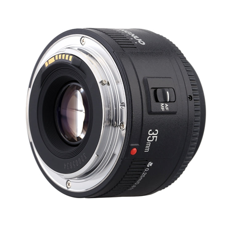 YONGNUO YN35MM F2N 1:2 AF/MF Wide-Angle Fixed/Prime Auto Focus Lens for Nikon DSLR Cameras, YN35mm F2N – Durable Build, Easy to Use