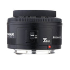 YONGNUO YN35MM F2N 1:2 AF/MF Wide-Angle Fixed/Prime Auto Focus Lens for Nikon DSLR Cameras, YN35mm F2N – Durable Build, Easy to Use