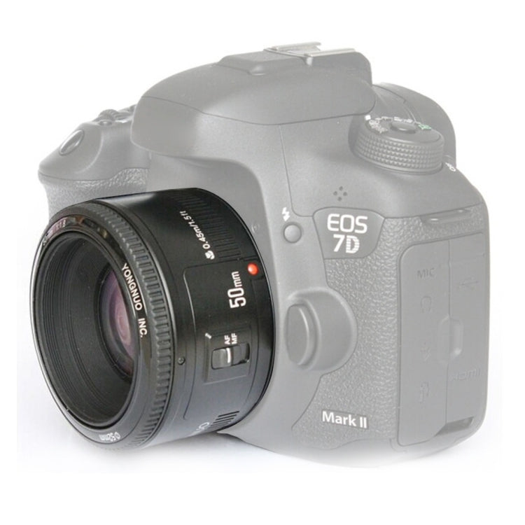 YONGNUO YN50MM F1.8C II F1.8 Auto Focus Lens for Canon EF Mount New Lens, YN50mm F1.8C II