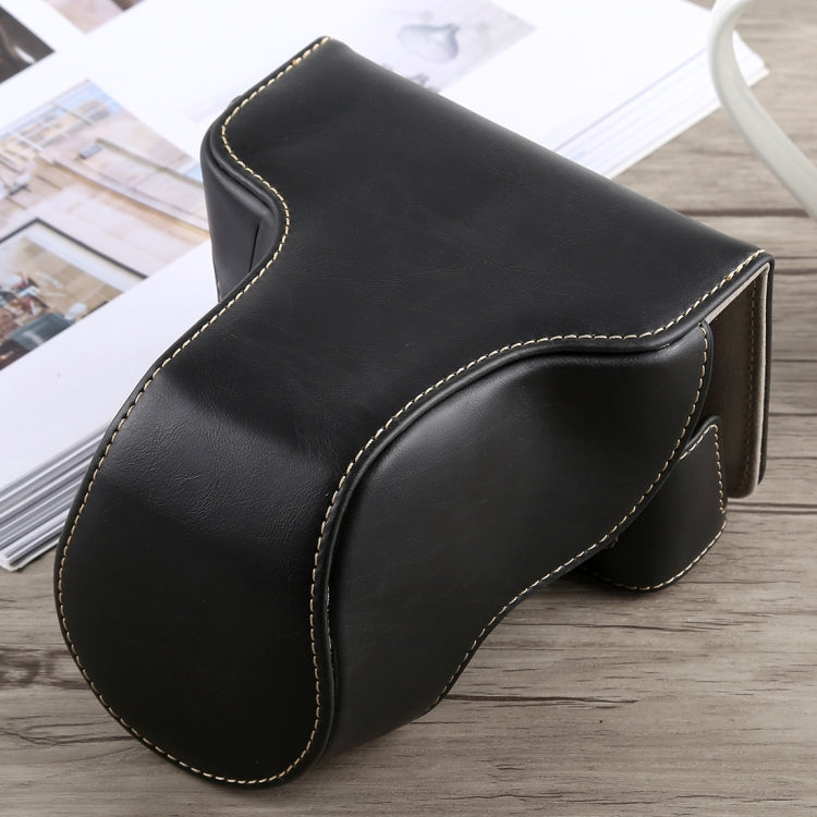 Full Body Camera PU Leather Case Bag with Strap for Fujifilm X-A5, For FUJI X-A5