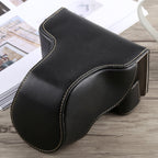Full Body Camera PU Leather Case Bag with Strap for Fujifilm X-A5, For FUJI X-A5
