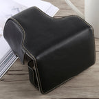 Full Body Camera PU Leather Case Bag with Strap for Fujifilm X-A5, For FUJI X-A5