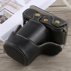 Full Body Camera PU Leather Case Bag with Strap for Fujifilm X-A5, For FUJI X-A5