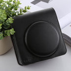 Retro Style Full Body Camera PU Leather Case Bag with Strap for FUJIFILM instax SQUARE SQ6 – Leather, For FUJI SQ6