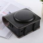 Retro Style Full Body Camera PU Leather Case Bag with Strap for FUJIFILM instax SQUARE SQ6 – Leather, For FUJI SQ6