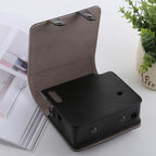 Retro Style Full Body Camera PU Leather Case Bag with Strap for FUJIFILM instax SQUARE SQ6 – Leather, For FUJI SQ6