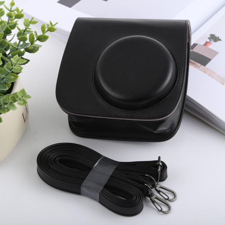 Retro Style Full Body Camera PU Leather Case Bag with Strap for FUJIFILM instax mini 9 / mini 8+ / mini 8, For FUJI mini 9, For FUJI mini 9 For FUJI mini 9 Black
