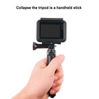 GP456 Tripod Bracket for GoPro, Insta360, DJI and Other Action Cameras and 4-6.8 inch Phones, GP456 – Durable Build, Easy to Use