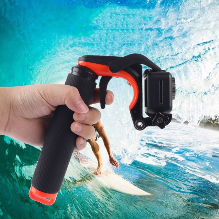 Shutter Trigger + Floating Hand Grip Diving Buoyancy Stick with Adjustable Anti-lost Strap & Screw & Wrench for DJI Osmo Action, Shutter Trigger+Hand Grip – Waterproof