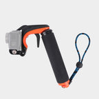 Shutter Trigger + Floating Hand Grip Diving Buoyancy Stick with Adjustable Anti-lost Strap & Screw & Wrench for DJI Osmo Action, Shutter Trigger+Hand Grip – Waterproof