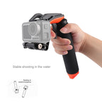Shutter Trigger + Floating Hand Grip Diving Buoyancy Stick with Adjustable Anti-lost Strap & Screw & Wrench for DJI Osmo Action, Shutter Trigger+Hand Grip – Waterproof