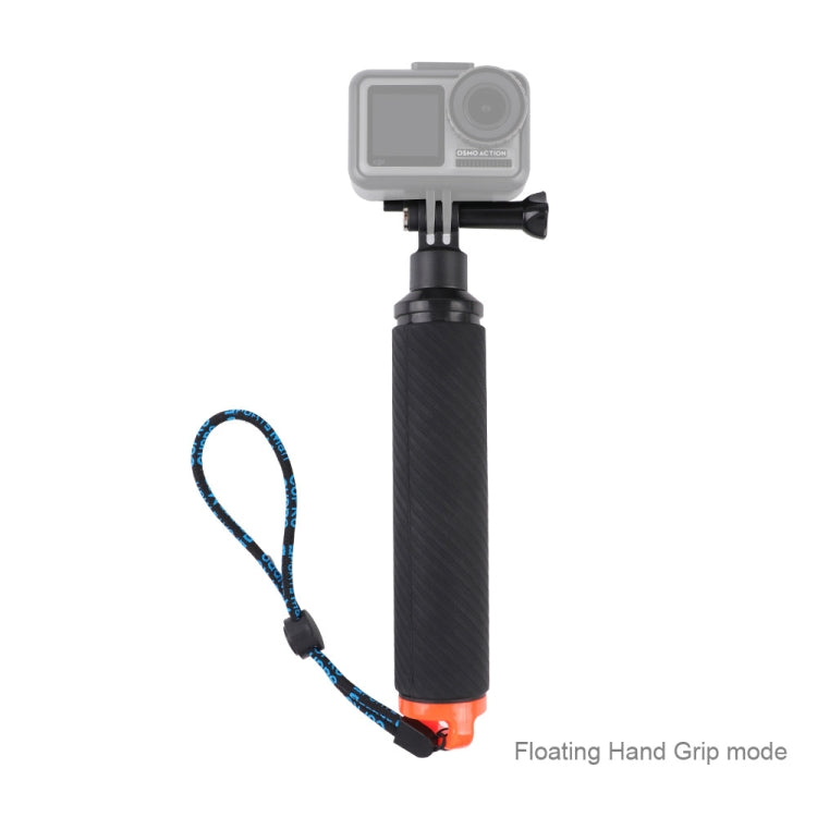 Shutter Trigger + Floating Hand Grip Diving Buoyancy Stick with Adjustable Anti-lost Strap & Screw & Wrench for DJI Osmo Action, Shutter Trigger+Hand Grip – Waterproof
