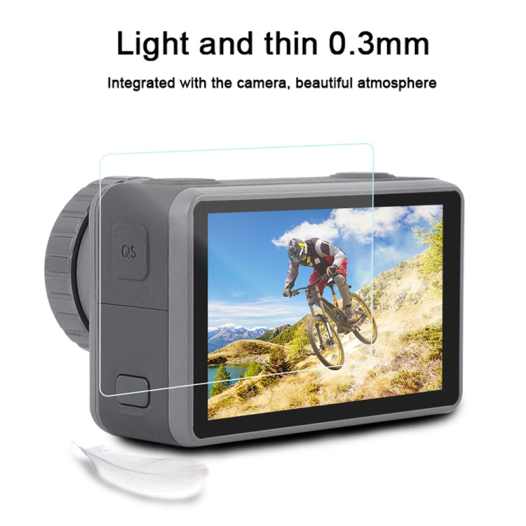 3-in-1 Lens Front and Back LCD Display HD Protective Film – Tempered Glass, Screen Protector, Ultra-thin, For DJI Osmo Action