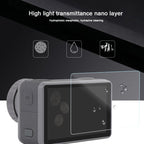 3-in-1 Lens Front and Back LCD Display HD Protective Film – Tempered Glass, Screen Protector, Ultra-thin, For DJI Osmo Action