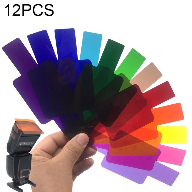 12 PCS SiGi SG120 12-color Filter Set Camera Top Flash Accessories Temperature Filter, 12-color – Durable Build, Easy to Use 12-color