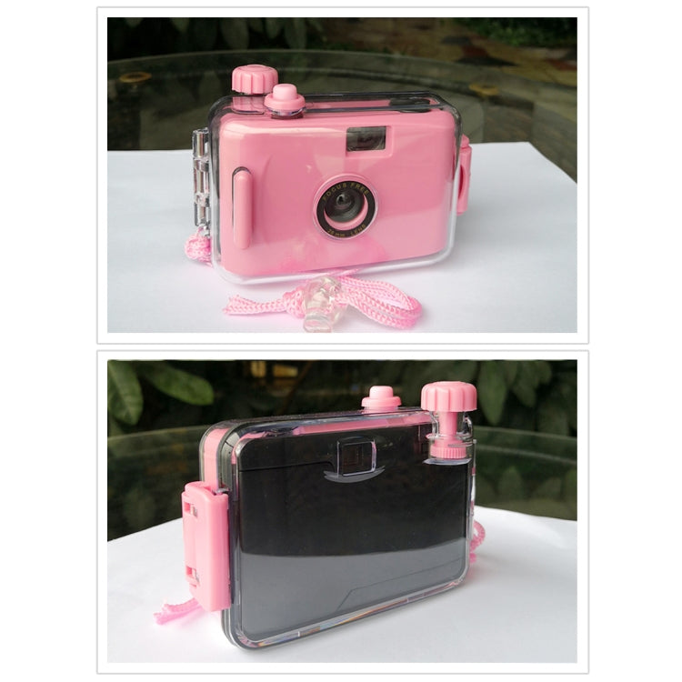 SUC4 5m Waterproof Retro Film Camera Mini Point-and-shoot Camera for Children, Black White, Pink, Baby Blue, White, Yellow – Waterproof