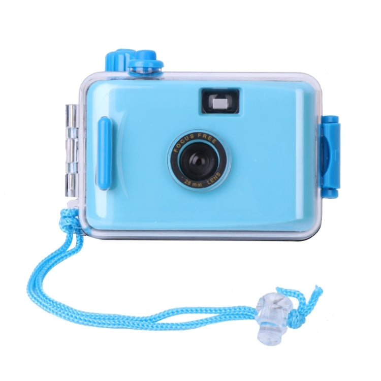 SUC4 5m Waterproof Retro Film Camera Mini Point-and-shoot Camera for Children, Black White, Pink, Baby Blue, White, Yellow – Waterproof