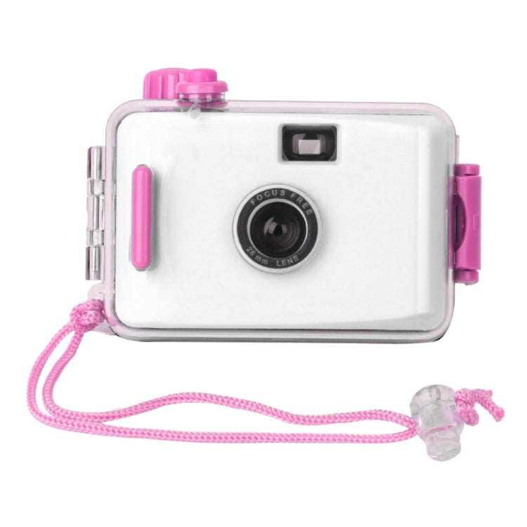SUC4 5m Waterproof Retro Film Camera Mini Point-and-shoot Camera for Children, Black White, Pink, Baby Blue, White, Yellow – Waterproof